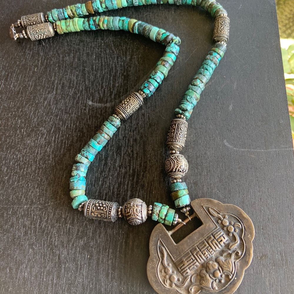 Antique Turquoise Necklace
